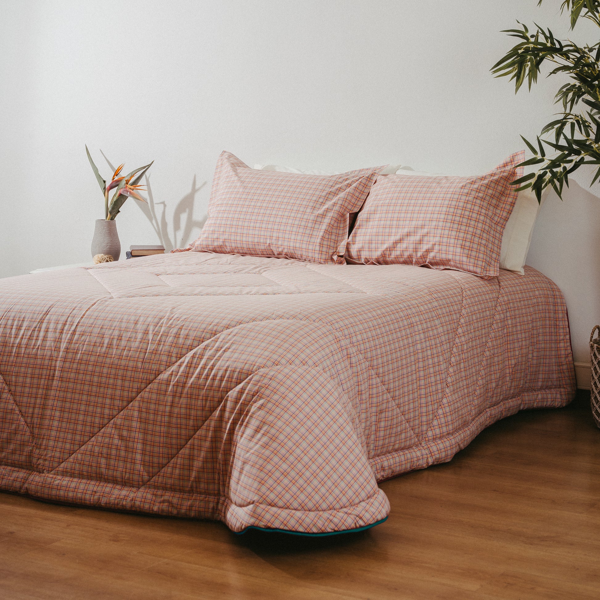 Colcha Decorativa, ARCO-ÍRIS, AZUL