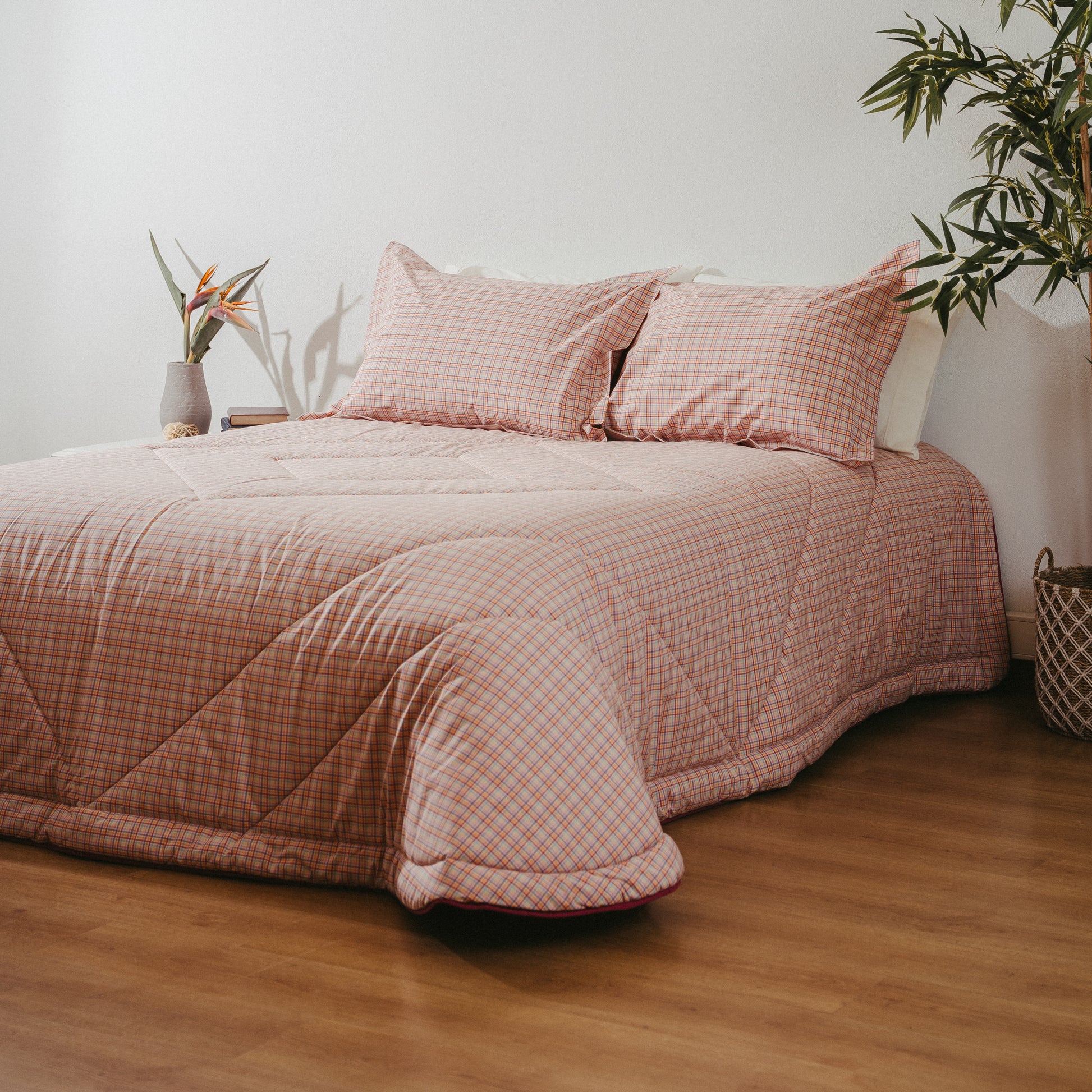 Colcha Decorativa, ARCO-ÍRIS, ROSA