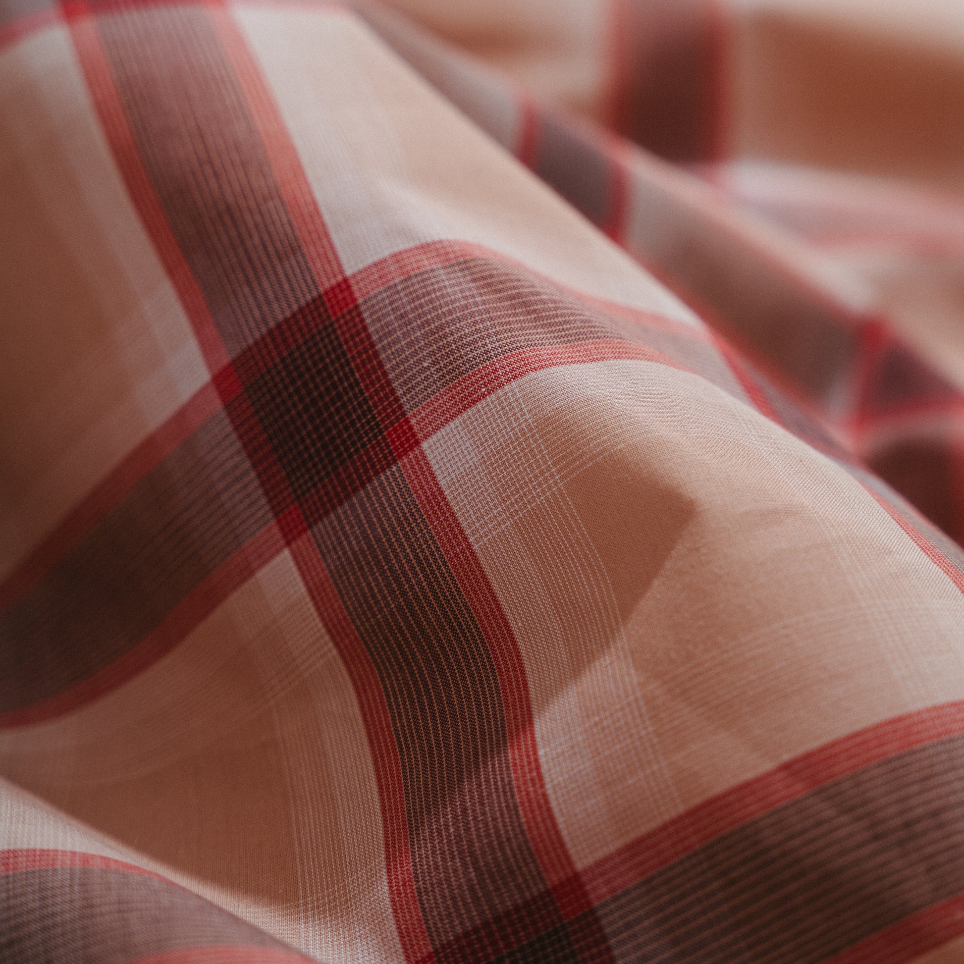 Colcha Decorativa, XADREZ VERMELHO