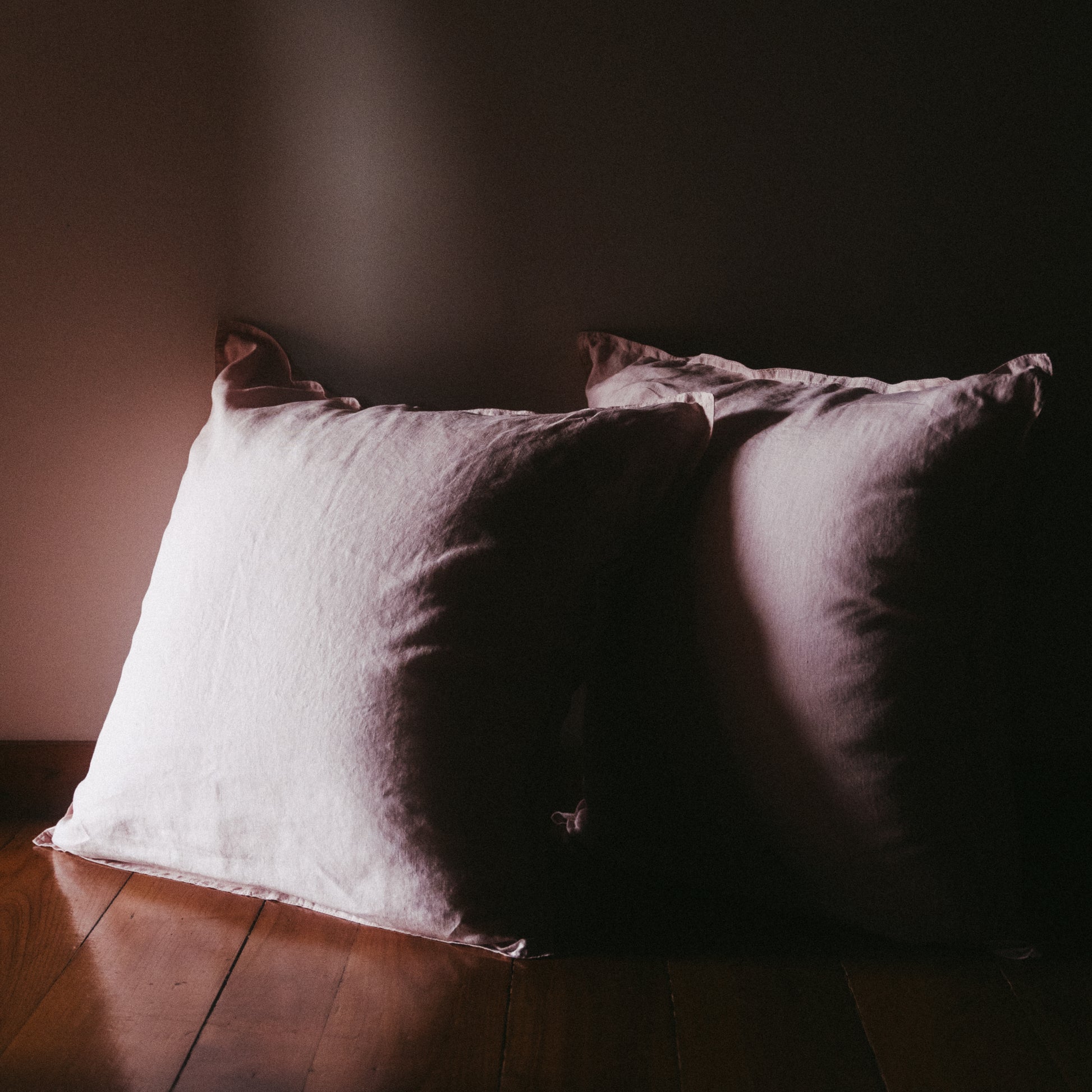 Fronha Decorativa, Linho Lavado, Cor-de-Rosa