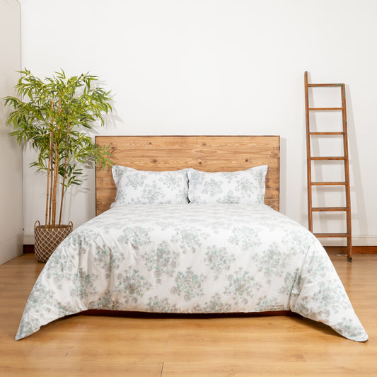 Jogo Capa de Edredão, 100% Algodão, ROSE, gray