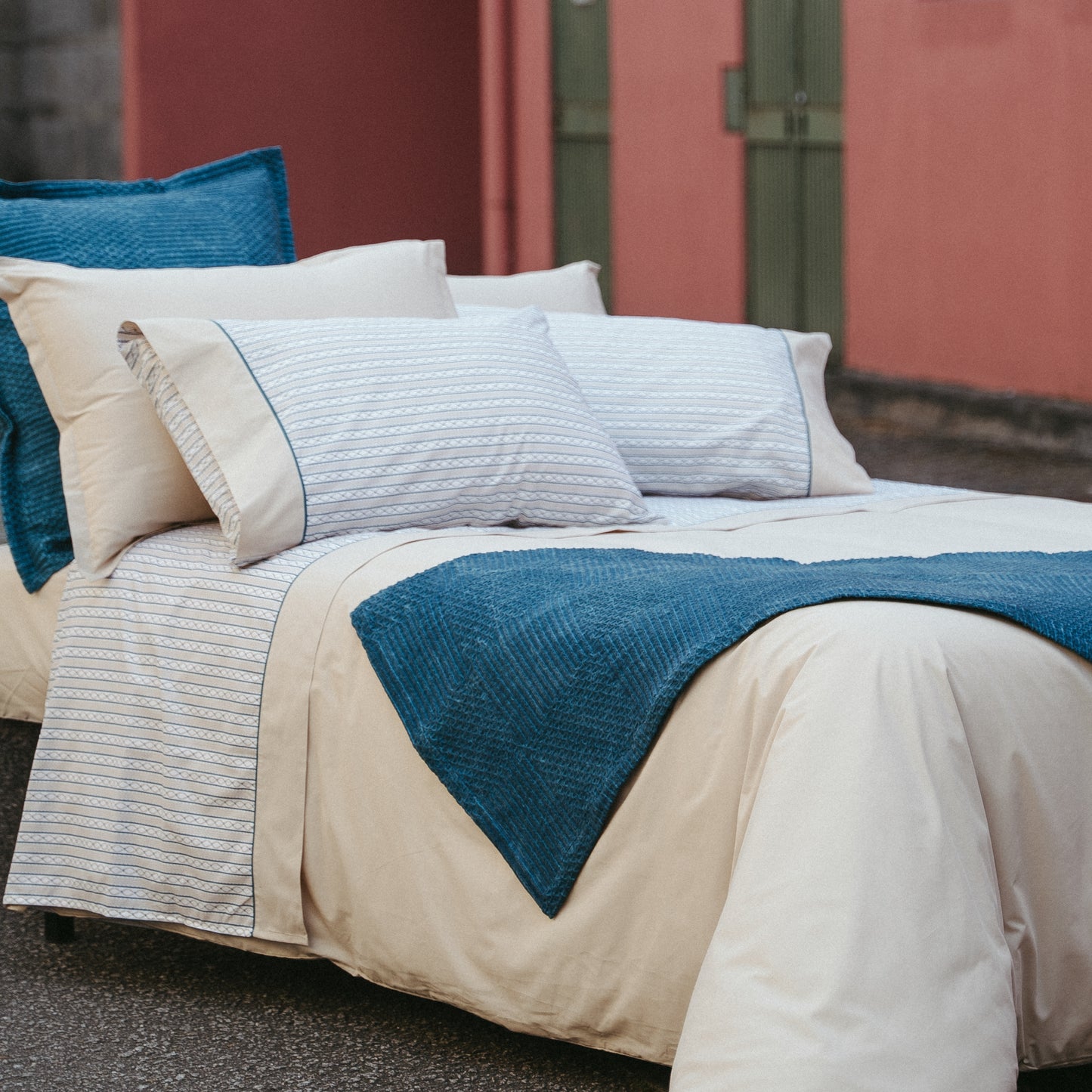 Jogo de lençóis, LURDES, Azul