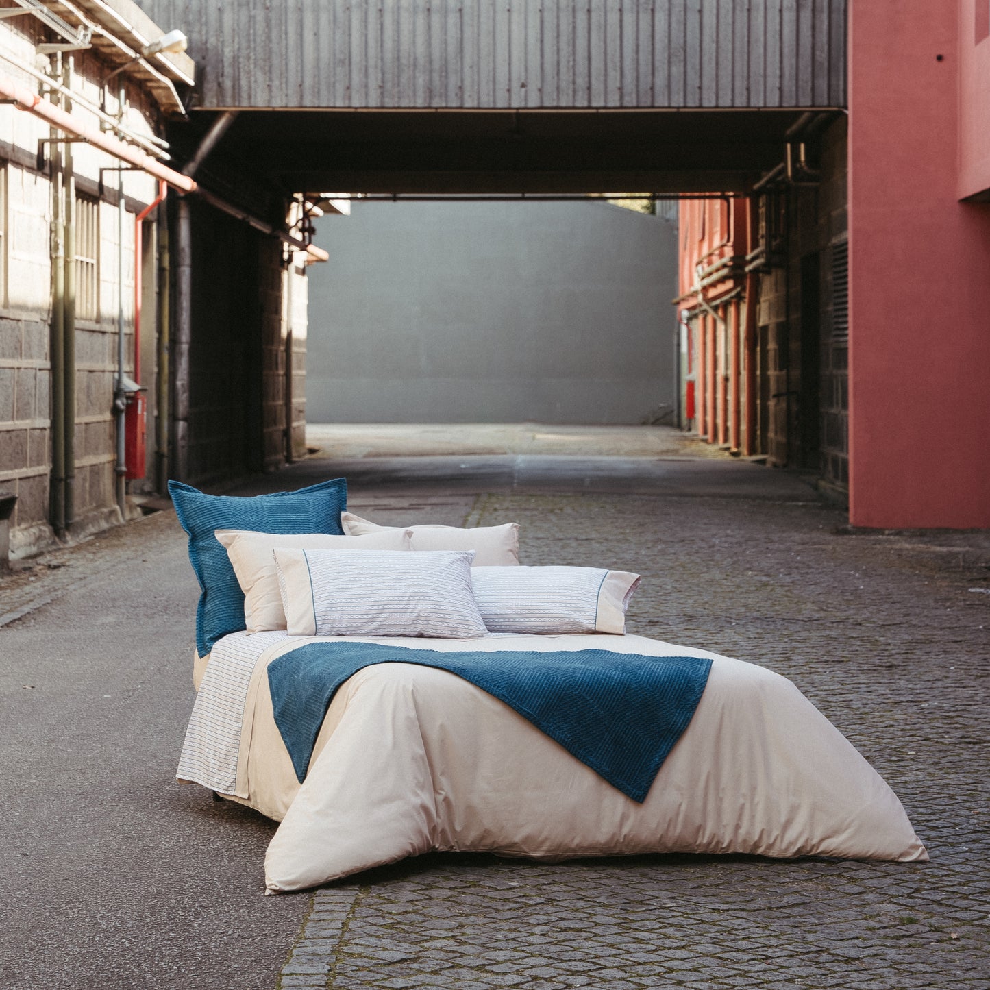 Jogo de lençóis, LURDES, Azul