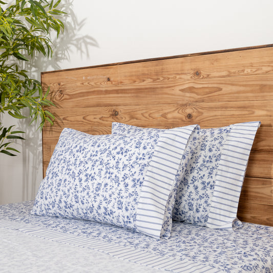 Jogo de Lençóis, 100% Algodão, VALLEY, Cobalt