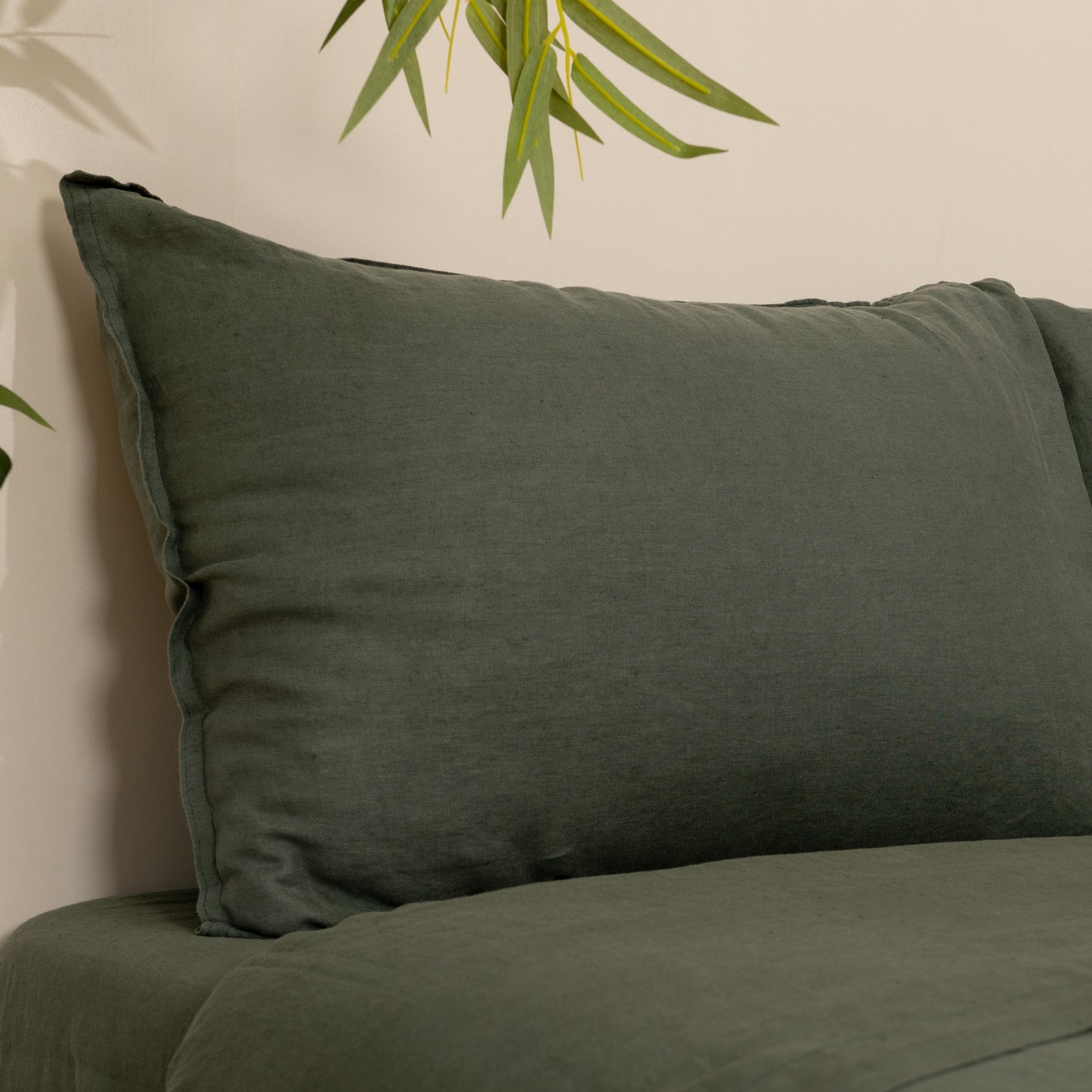 Lençol, Linho Lavado, 160g/m², Verde-Cedre