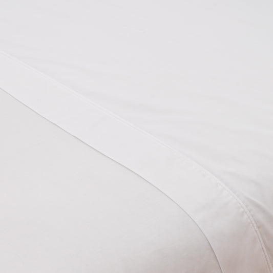 Lençol, 100% Algodão, Percal, Branco