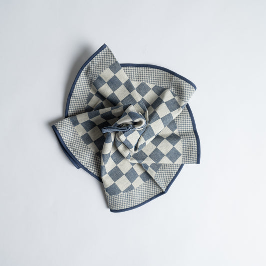 Pano de Cozinha, XADREZ, Azul