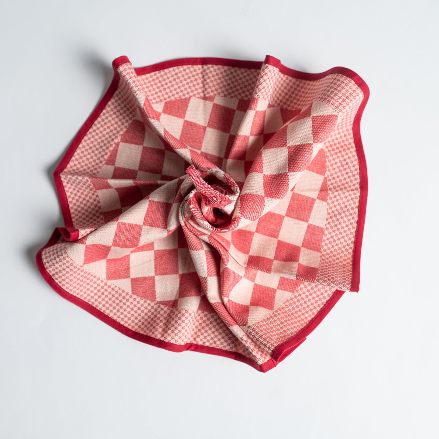 Pano de Cozinha, XADREZ, Vermelho