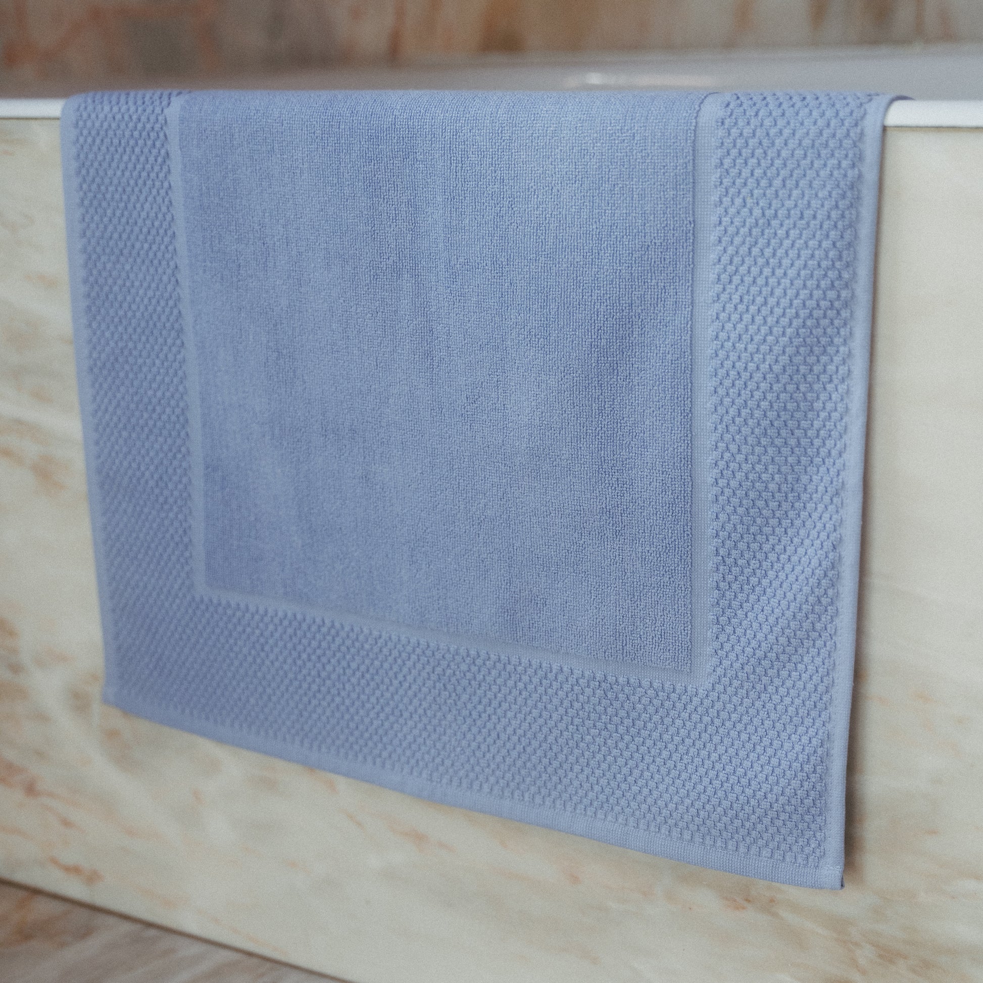 Tapete Banho Simples, Azul