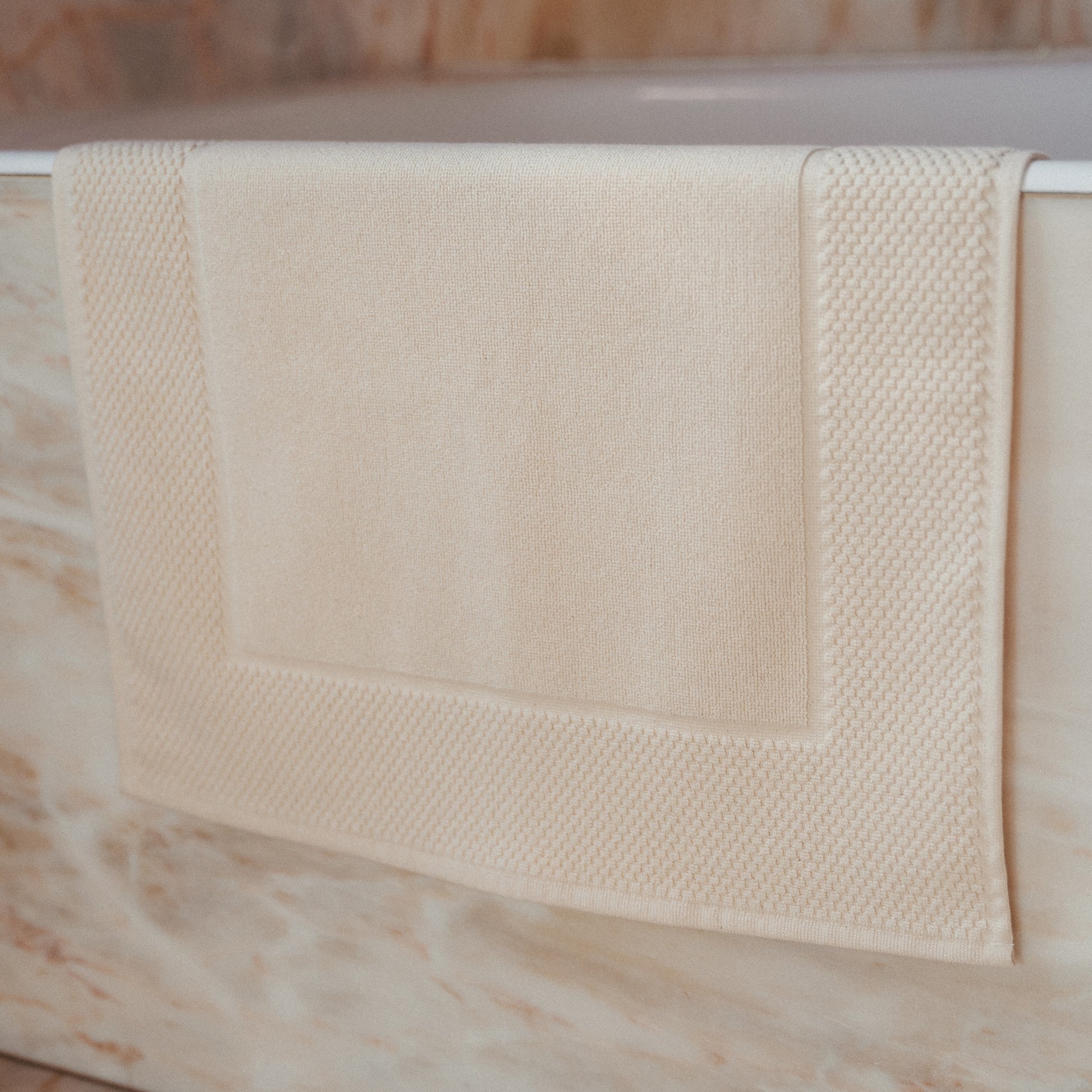 Tapete Banho Simples, Bege