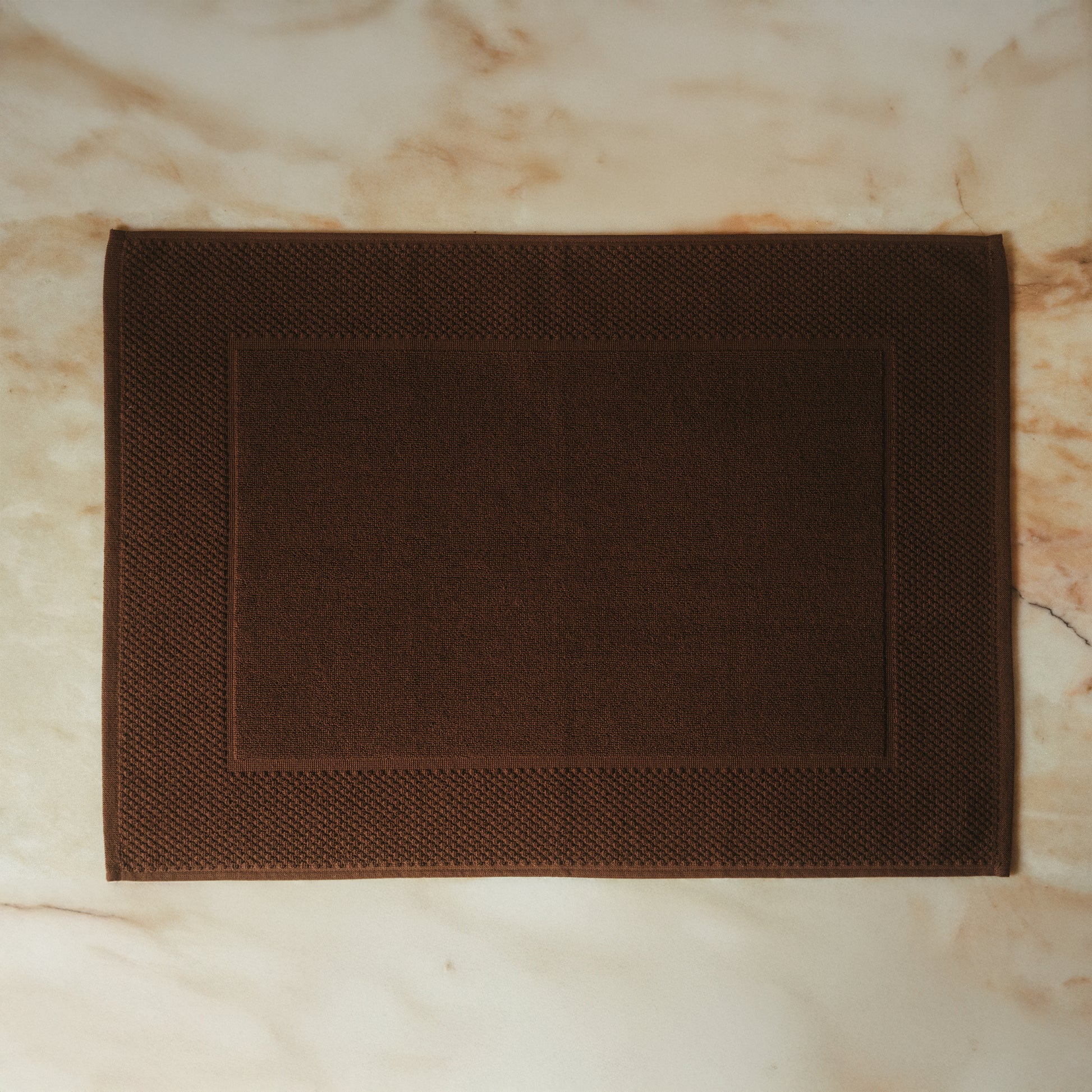 Tapete Banho Simples, Castanho