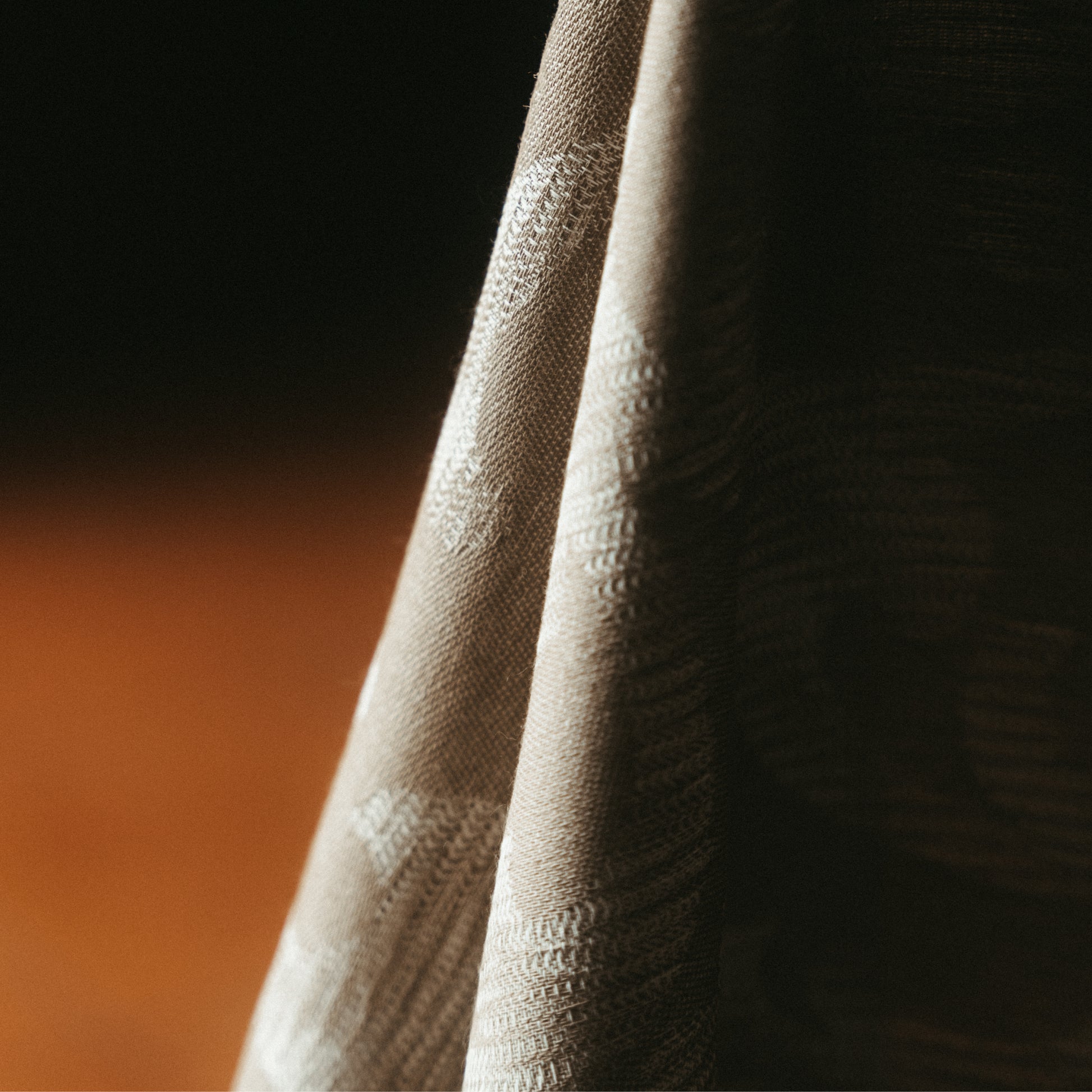 Toalha de Mesa, Brocado Castanho Natal