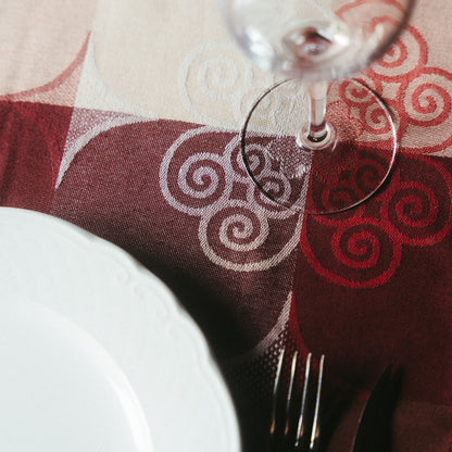 Corredor de Mesa, Damask Vermelho Natal